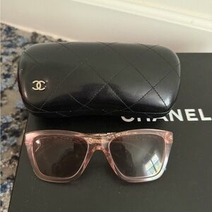 CHANEL Blush Pink Sunglasses